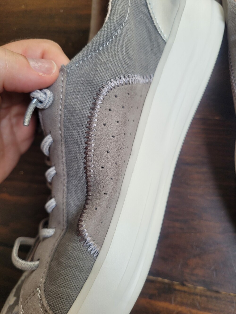 Hey Dude Karina Silver Python Slip On Sneaker 10 41 - Picture 9 of 11